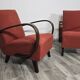 Set of Vintage Armchairs by Jindrich Halabala, 1940s
