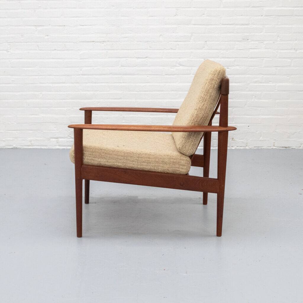 Danish Model PJ56 armchair by Grete Jalk for Poul Jeppesen 1960s
