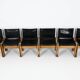 6 Monk dining chairs by Afra & Tobia Scarpa for Molteni, 1970