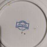 Sarreguemines earthenware plate with Marine decor late 19th century early 20th century