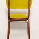 Chaise Mid-Century Moderne, Velours Vert Citron, FR Dedar, Pologne, Années 1960