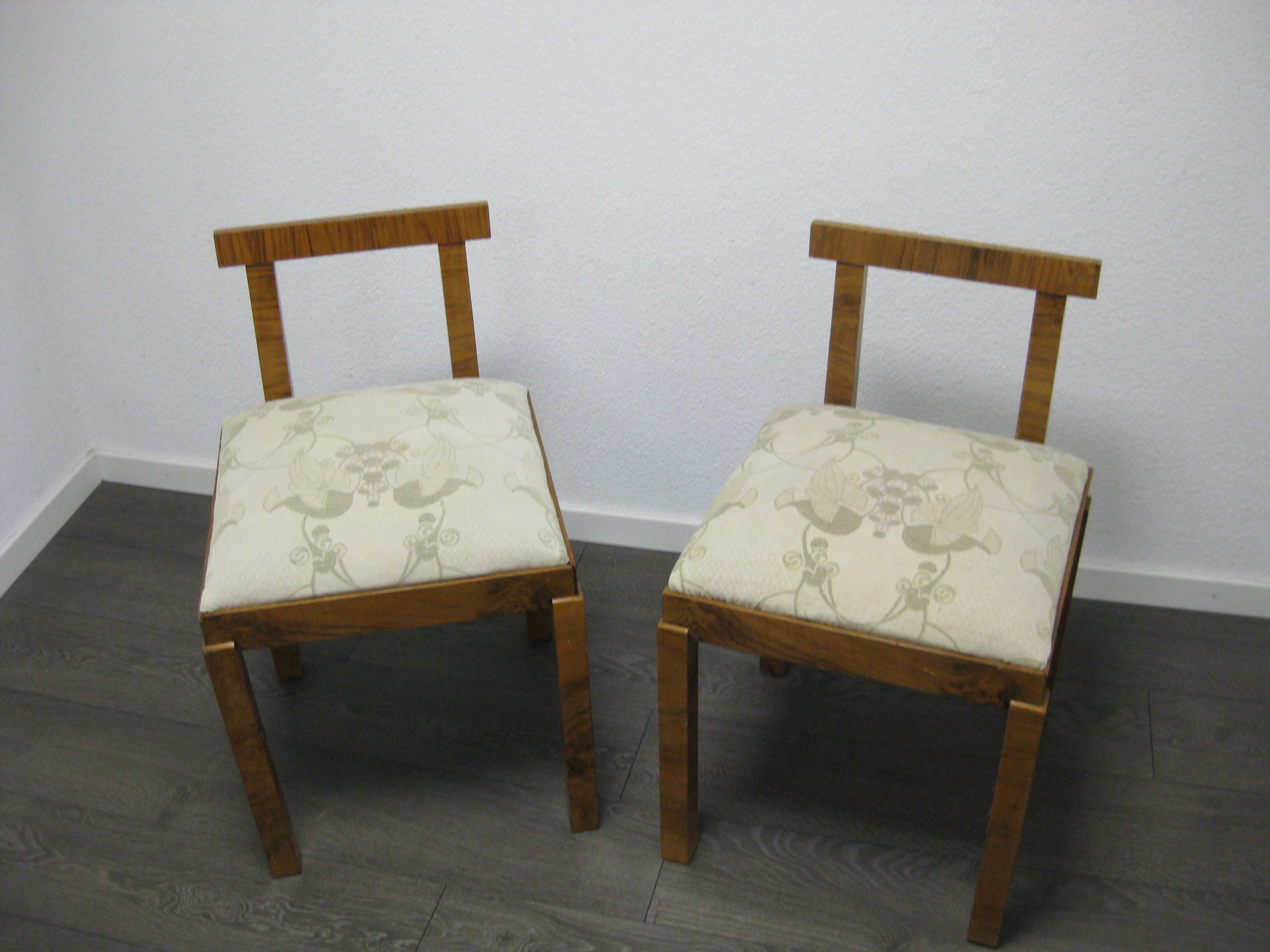 2 Art Deco chairs