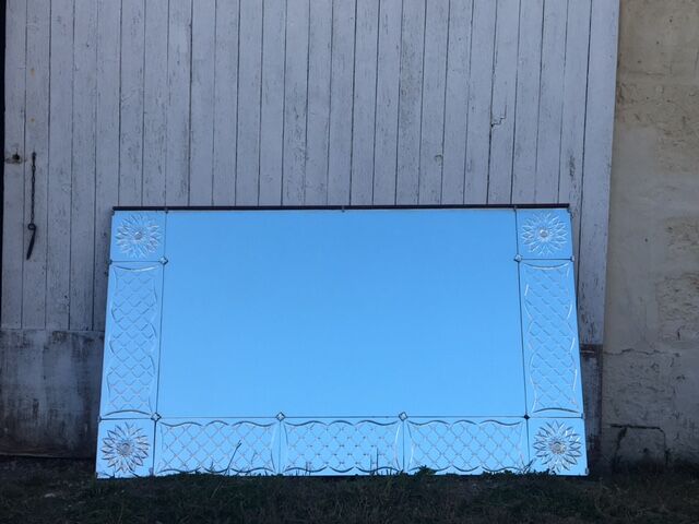 Miroir gravé