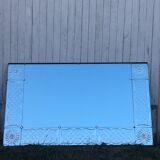 Engraved mirror