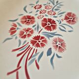 Flat porcelain plates Badonviller model Francine