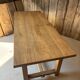 Solid oak farmhouse table