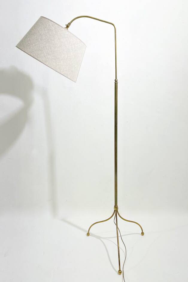 Brass floor lamp from the 60s, Italy