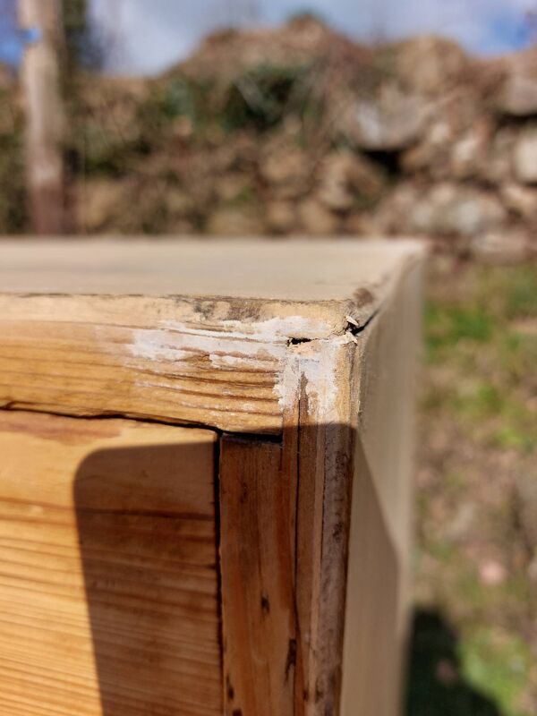 meuble de métier en bois, meuble à tiroirs