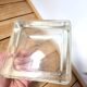 Ashtray or glass-paved pocket