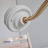 Pair of chiseled glass sconces