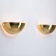 ‘‘Quarto 453’’ wall lamps by Tobia Scarpa for Flos, Italy, 1970s.