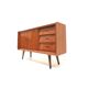 Vintage sideboard with drawers and doors made in the 50s