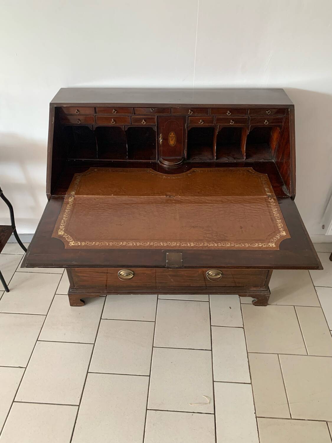 Old English Slope Desk 19th Century