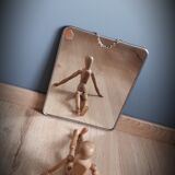 Barber mirror with chain - 29x23cm