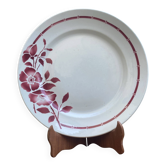 Assiette de service Ceranord faïencerie Saint Amand