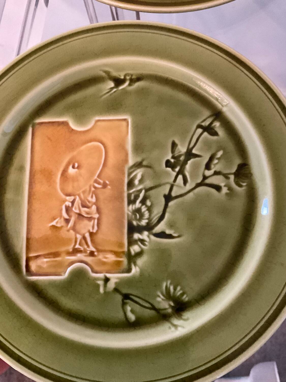 Series of 10 Choisy le Roi slip plates