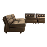 Set of 5 "Amanta" armchairs by Mario Bellini for C&B Italia 80's