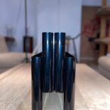 Black magazine holder "Kartell" by Giotto Stoppino, Italy 1970