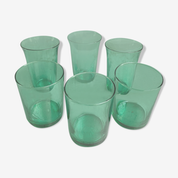 Series of 6 glasses Lesieur
