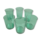 Series of 6 glasses Lesieur