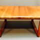 Table basse classique rectangulaire teck scandinave 1960