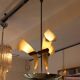 Italian chandelier with Cornucopias by Barovier Murano glass around 1960