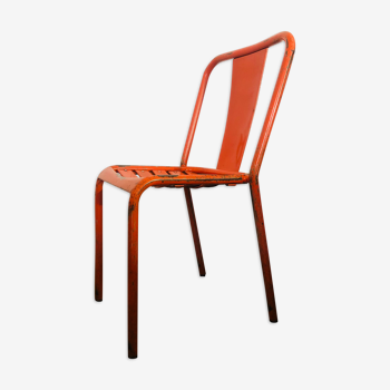 Orange Tolix chair