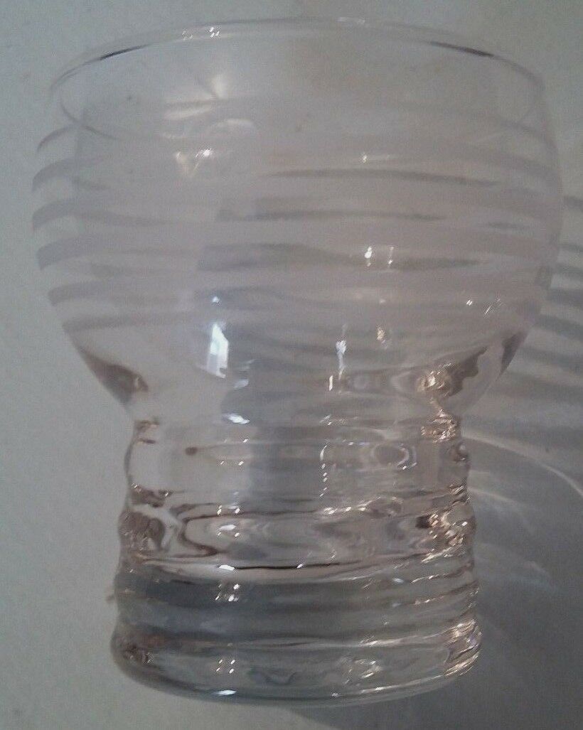 Series of 6 glasses, XXth