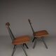 Chaises longues Pirkka par Ilmari Tapiovaara pour Laukaan Puu. Lot de 2