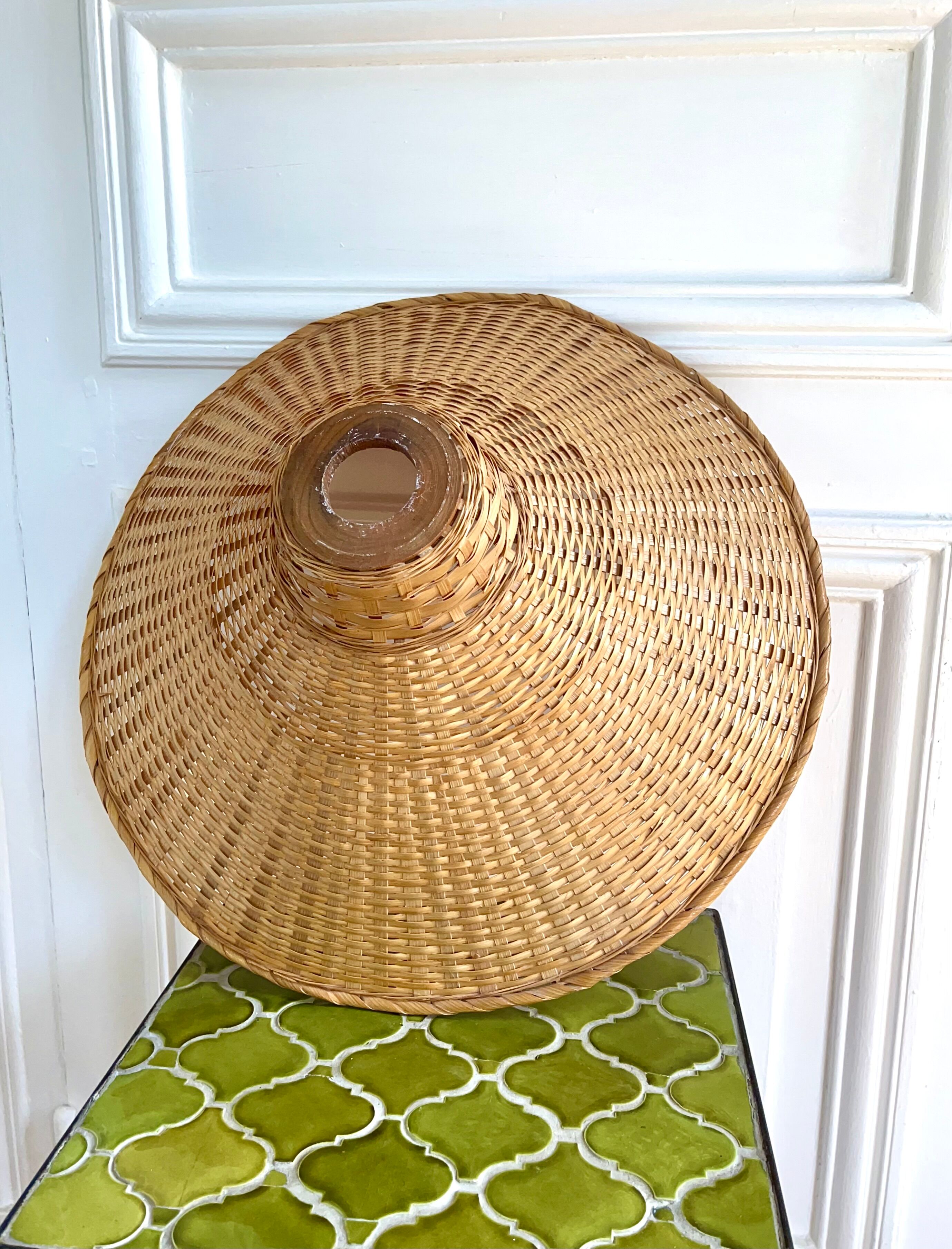 Suspension in woven wicker 70s