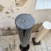 Set of 4 marble columns or pedestals.