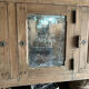 Antique oak dresser top