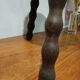 Duo of cowhide stools