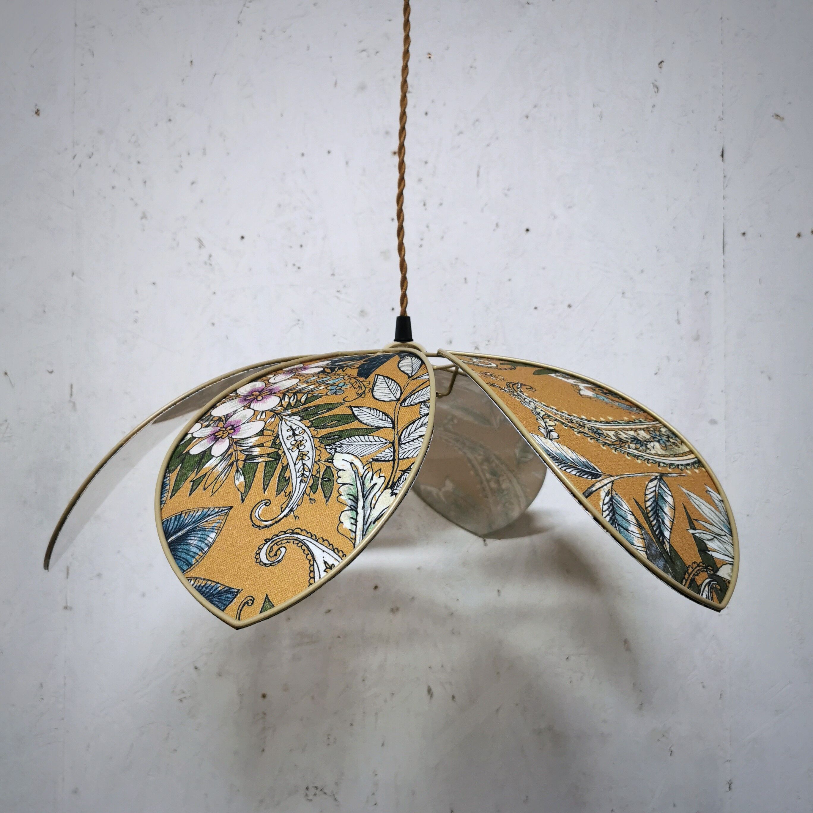 Hanging lamp flower 6 petals