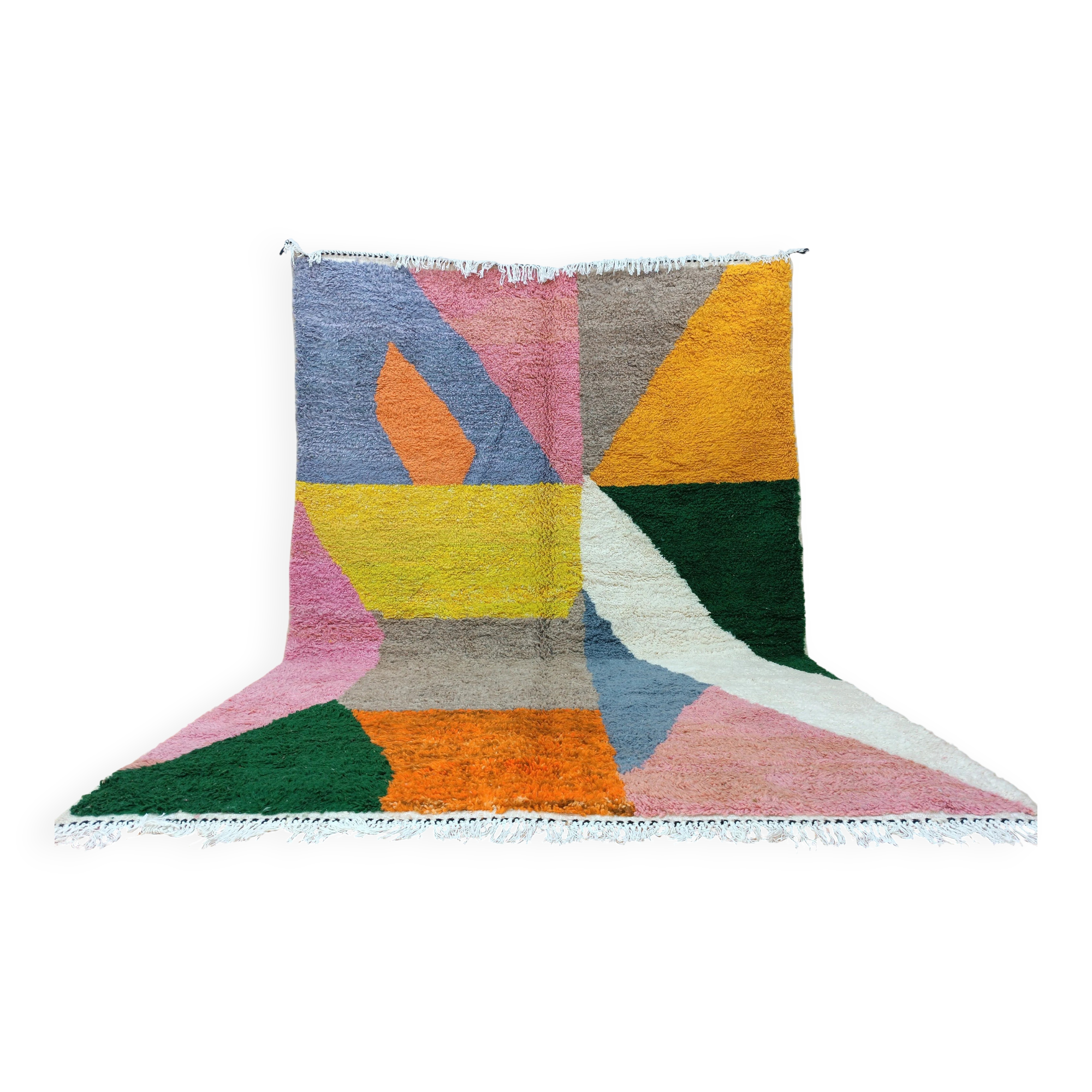 Handmade natural Berber rug 2.5x1.5 m