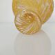 Verrerie vase orange moucheté