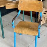 Desk and school chair set