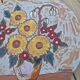 Vintage Vallauris Ceramic Large Plate 35 cm – G. Azema – Sunflower