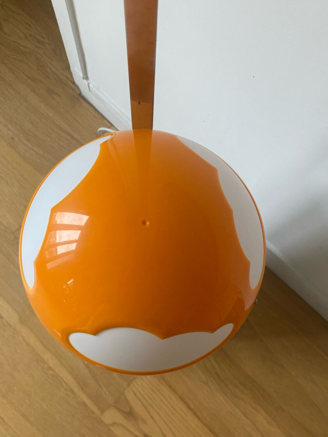 Orange mushroom lamp clouds Skojig Ikea design Henrik Preutz