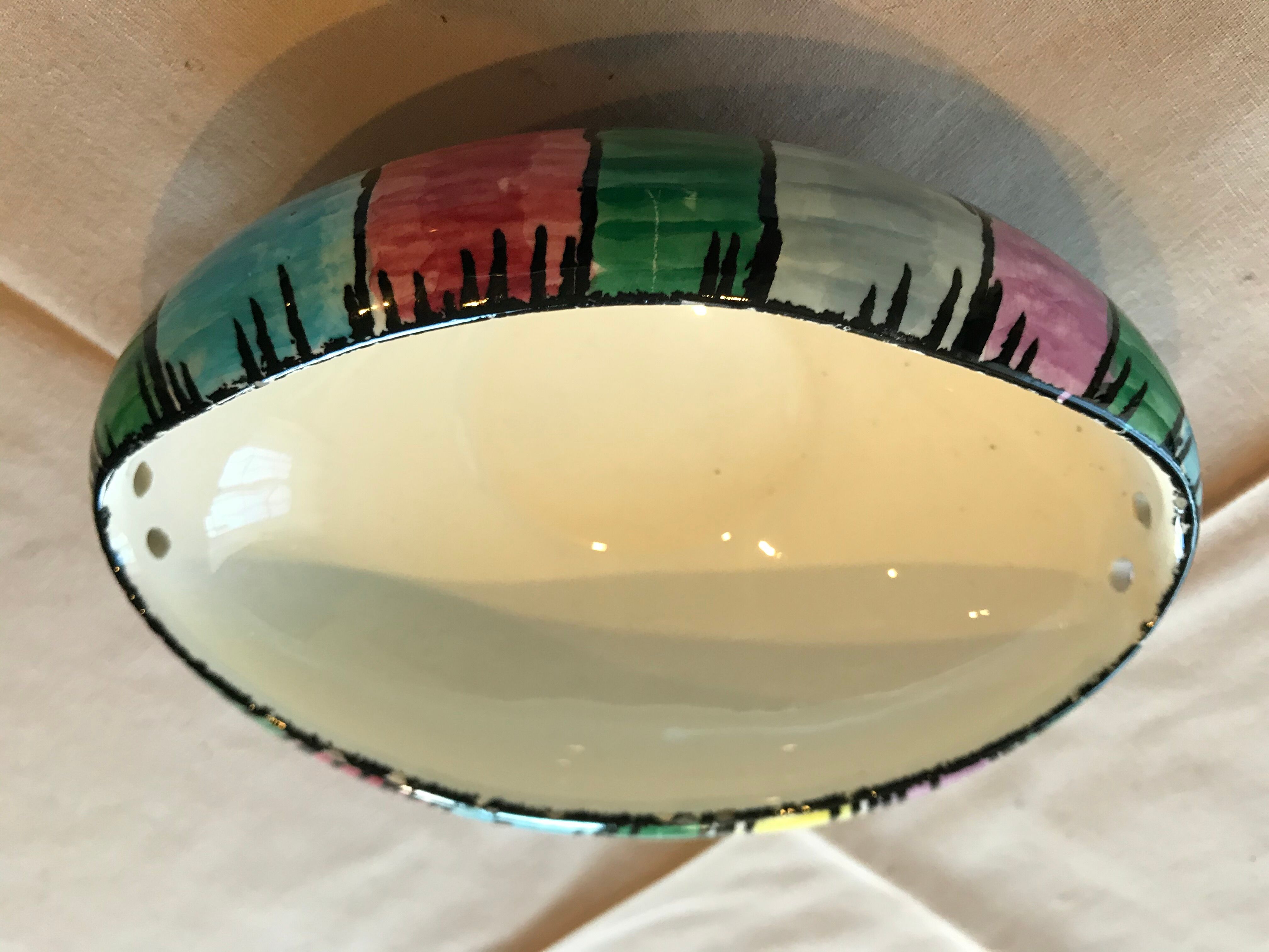 Vintage earthenware bowl