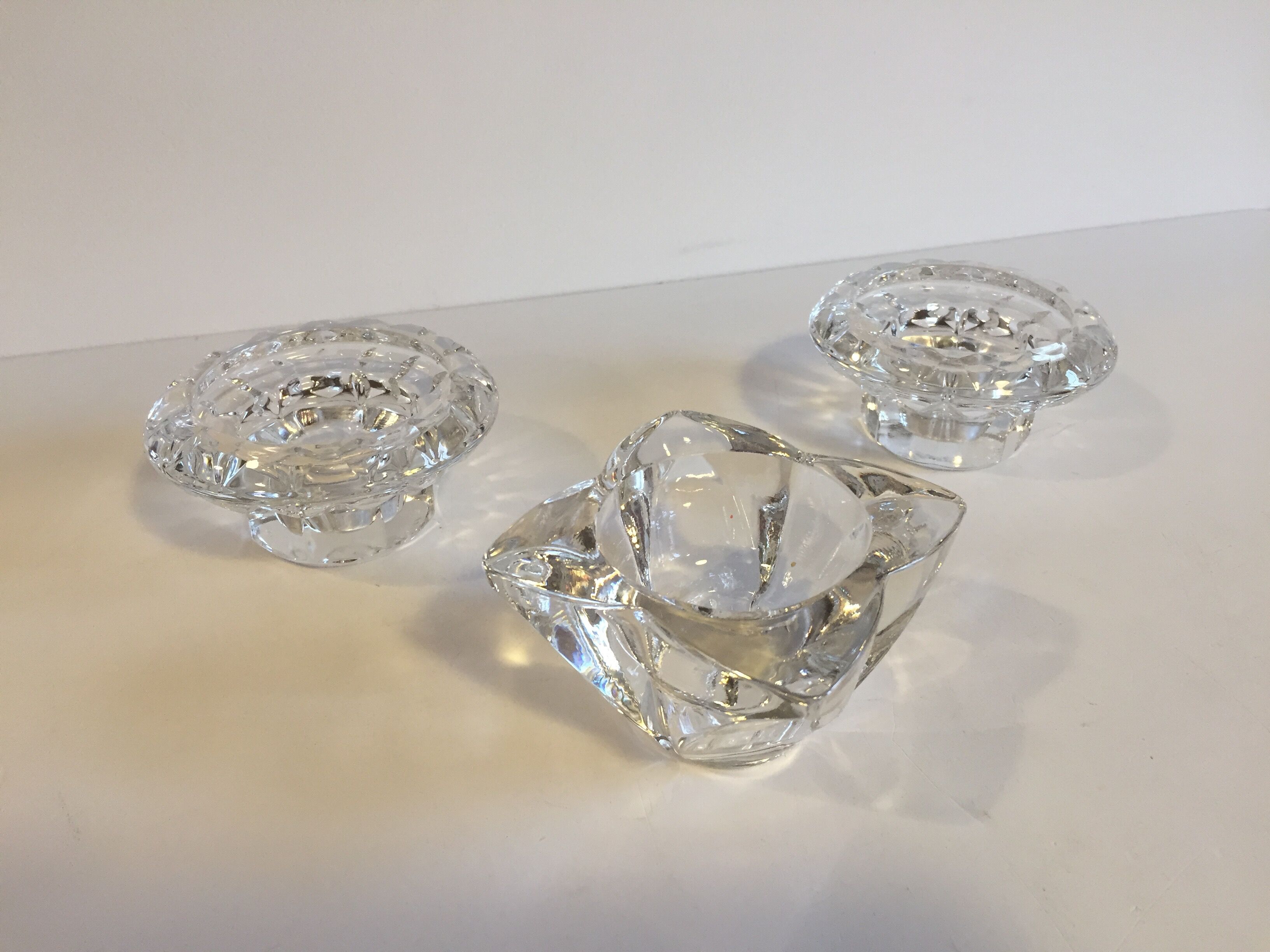 Set of 3 crystal photophores