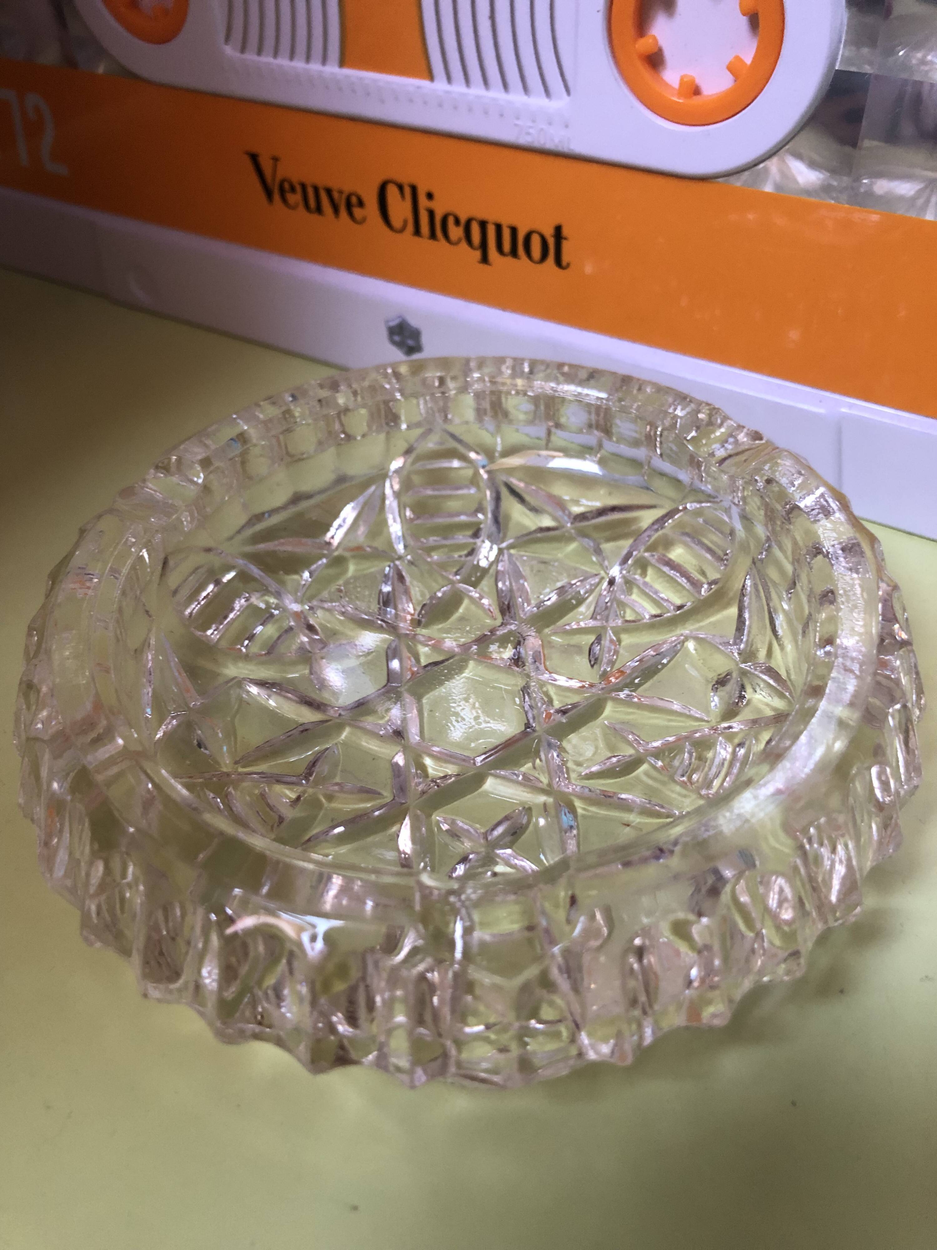 Vintage glass ashtray