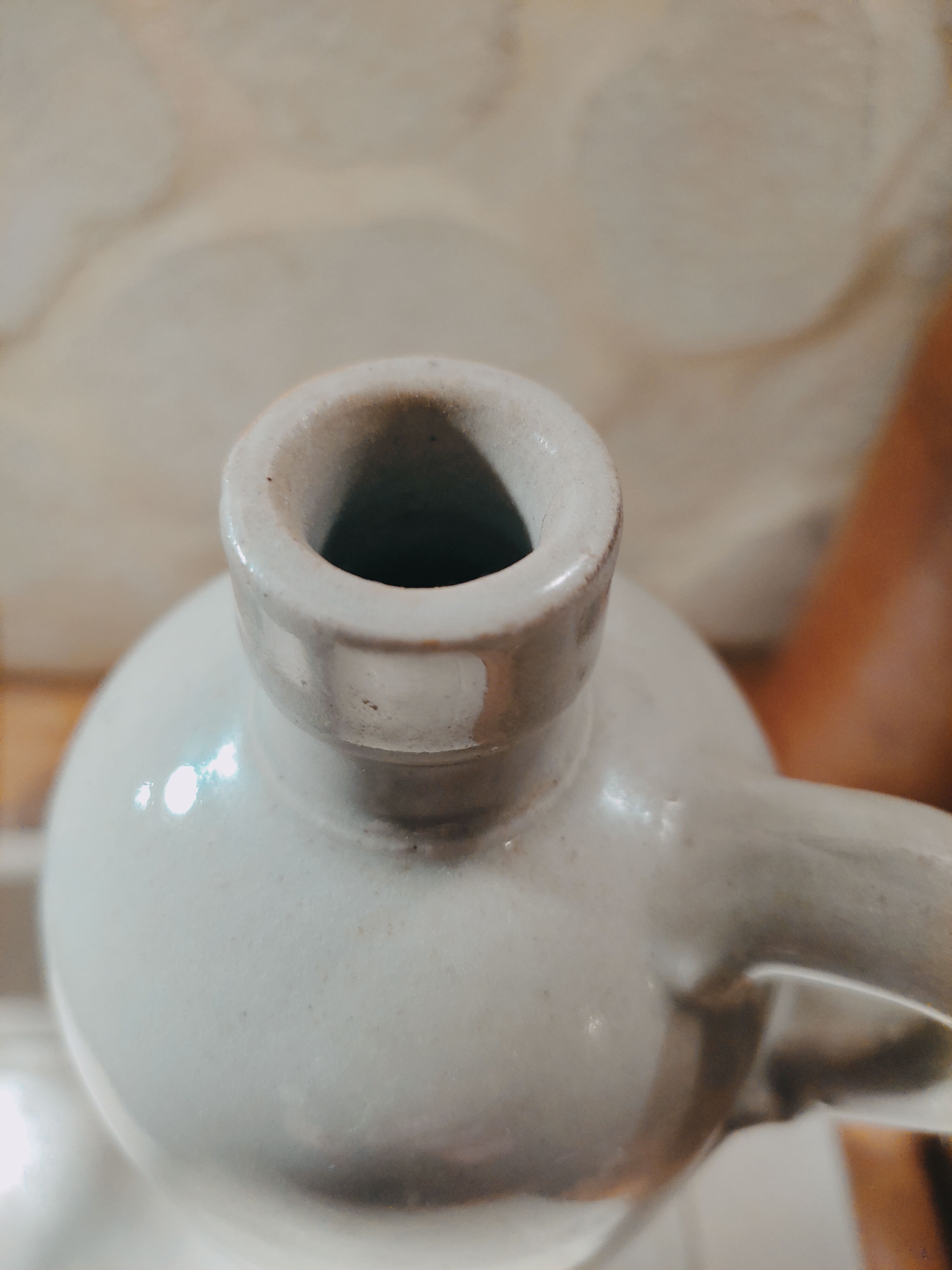 Beige sandstone bottle