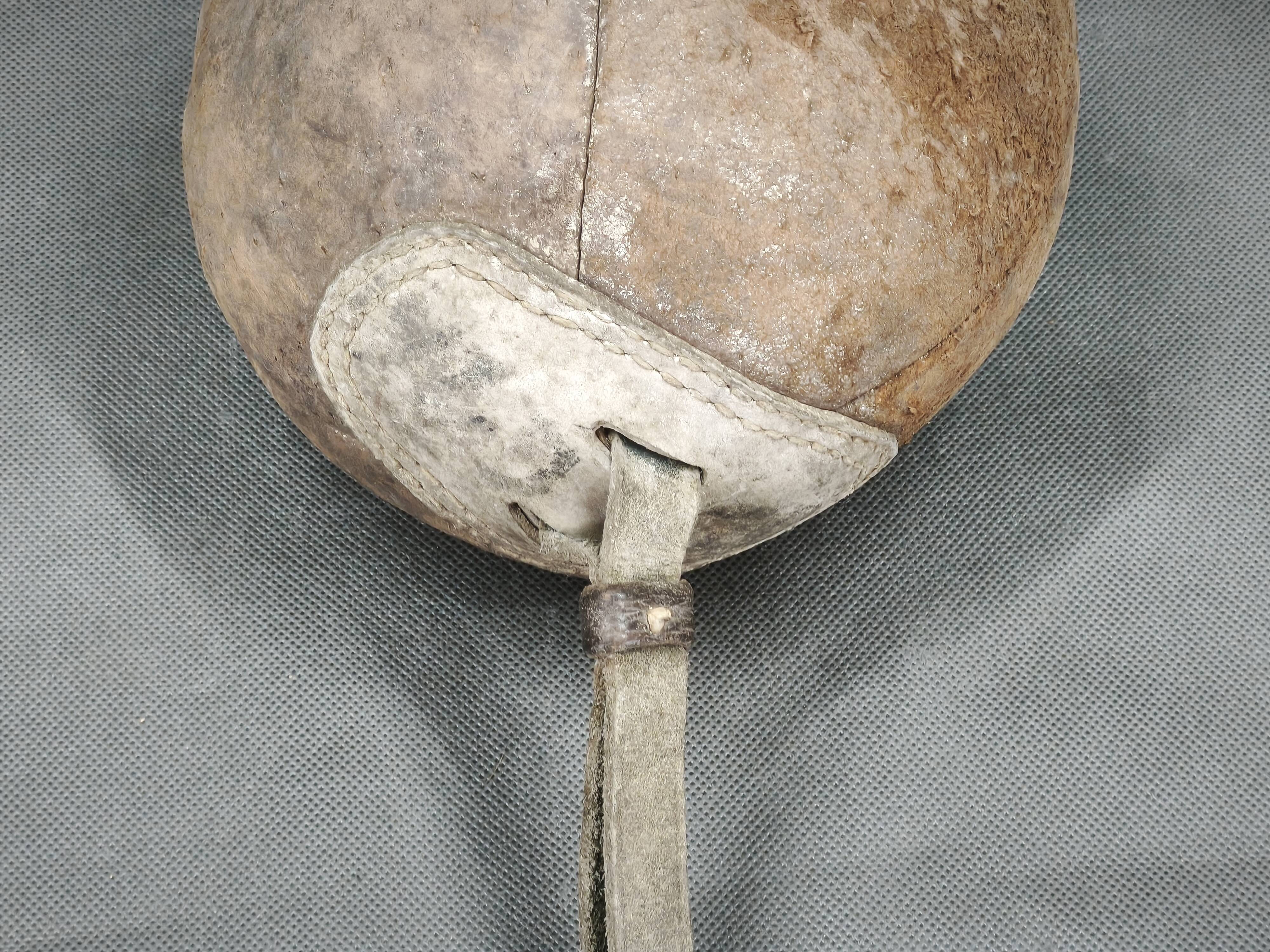 1940s Leather Boxing Gloves and Punching Ball, Czechoslovakia