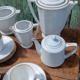 Limoges porcelain coffee service by F. Legrand and Cie
