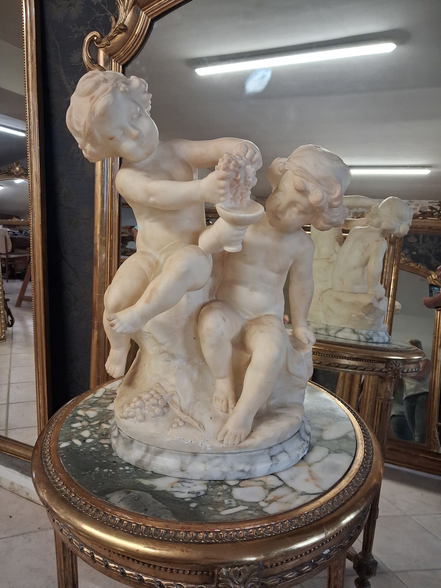 Alabaster sculpture by Pugi.Guglielmo