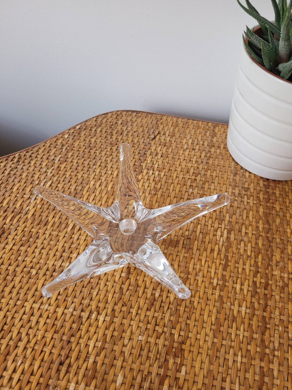 Daum crystal candle holder no. 2