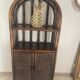 Rattan buffet/library