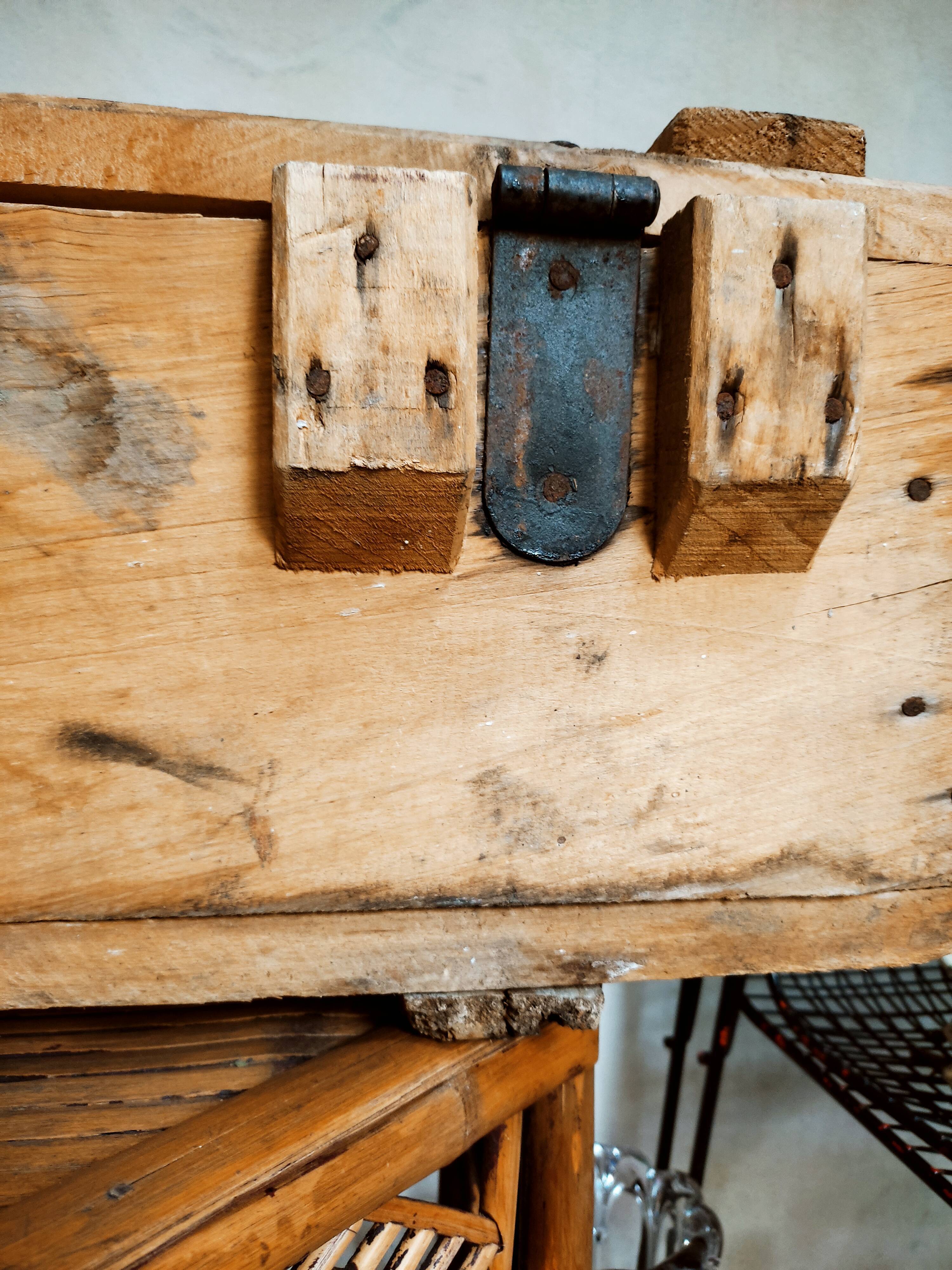 Solid oak ammunition box