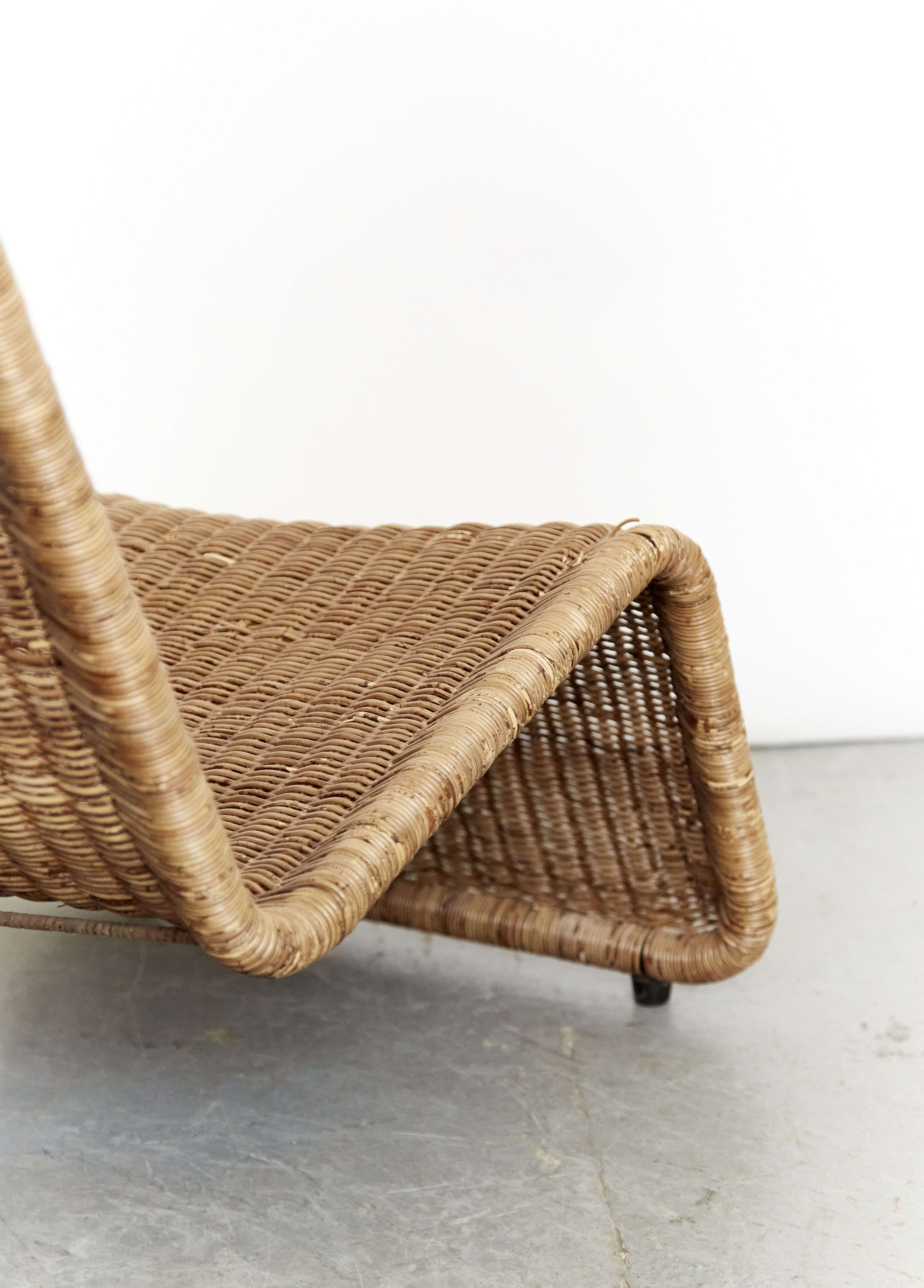 Rattan P3 meridian by Tito Agnoli for Pierantonio Bonacina